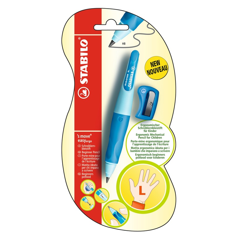 Stabilo Easy Ergo Mechanical Pencil Left Hand Blue