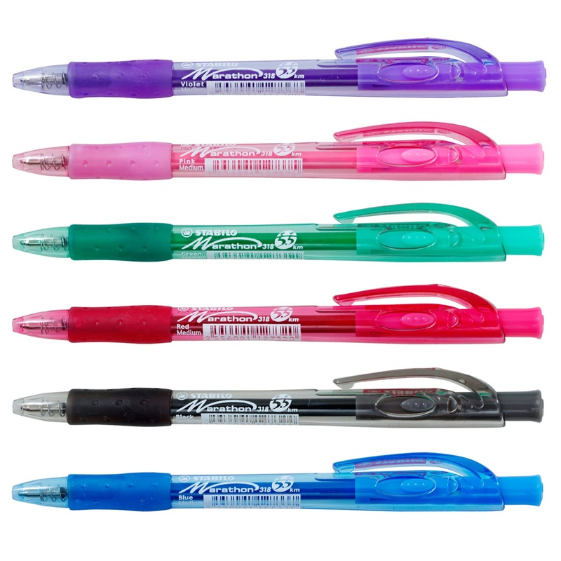 Stabilo Marathon Ballpoint Pen Medium Box Of 10