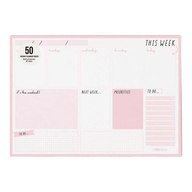 Carpe Diem Weekly Planner Pads