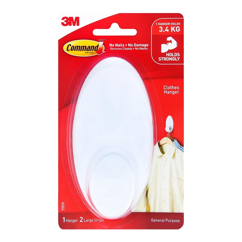 Command White Clothes Hanger