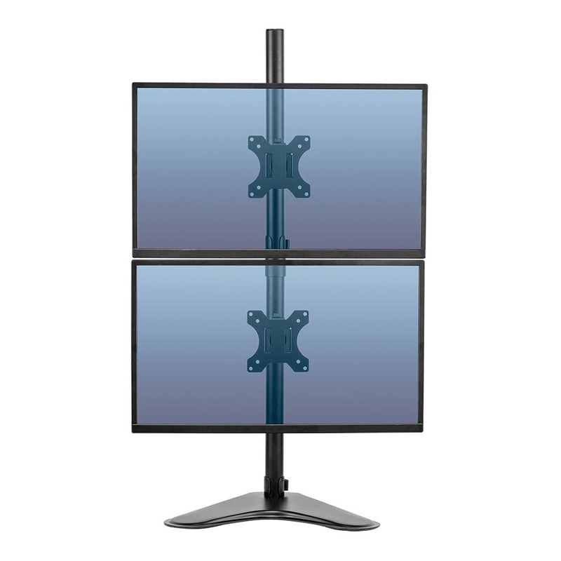 Fellowes Professional Freestanding Dual Stacking Monitor Arm
