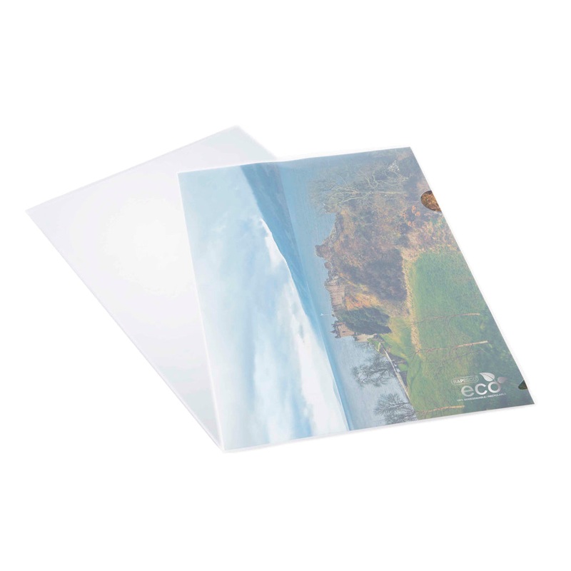 Rapesco Eco L-shaped Pocket File A4 – Pack Of 25