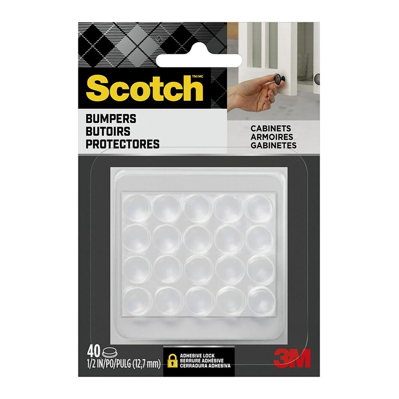 Scotch Bumpers Clear 12mm Pack of 40