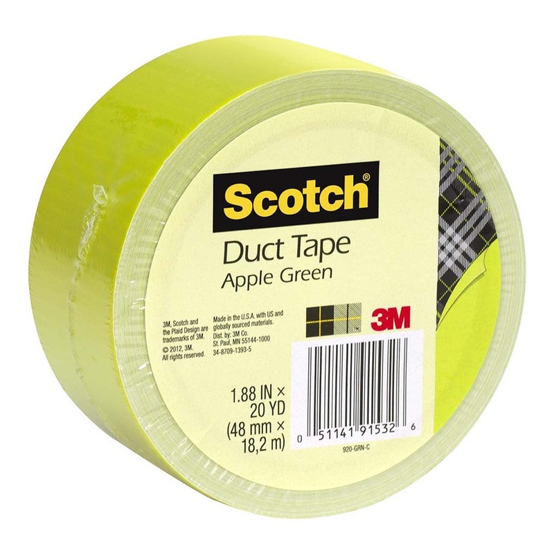 Scotch Duct Tape 920-grn 48mm X 18.2m Green Apple