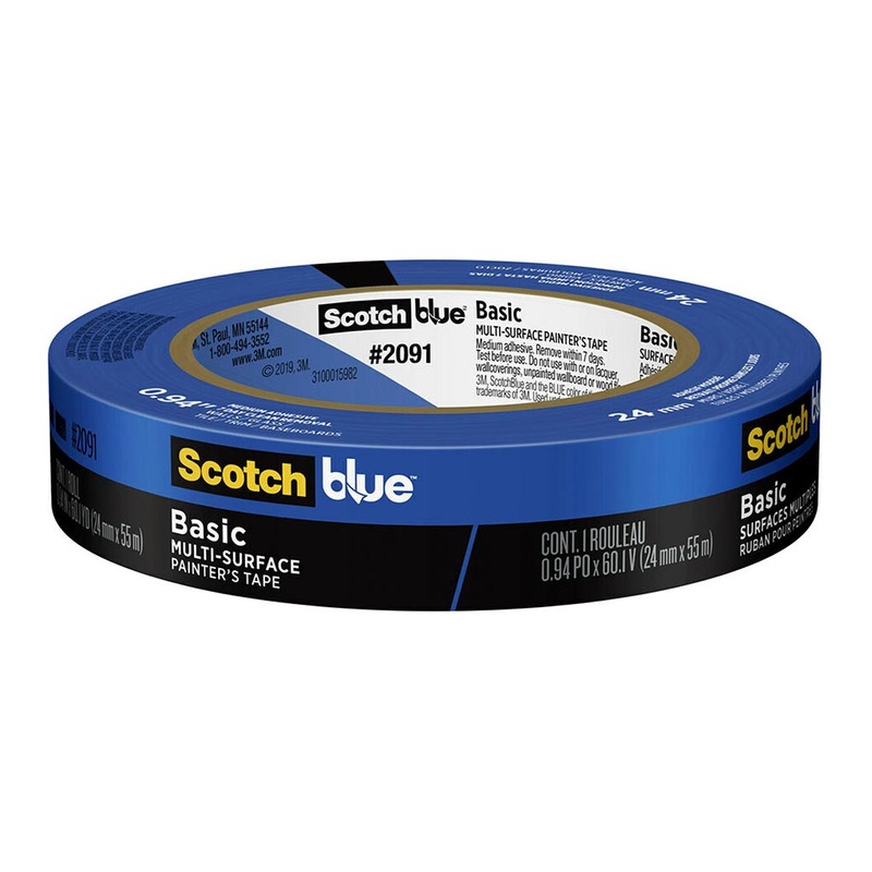 ScotchBlue Basic 24mm x 55m Painter’s Tape