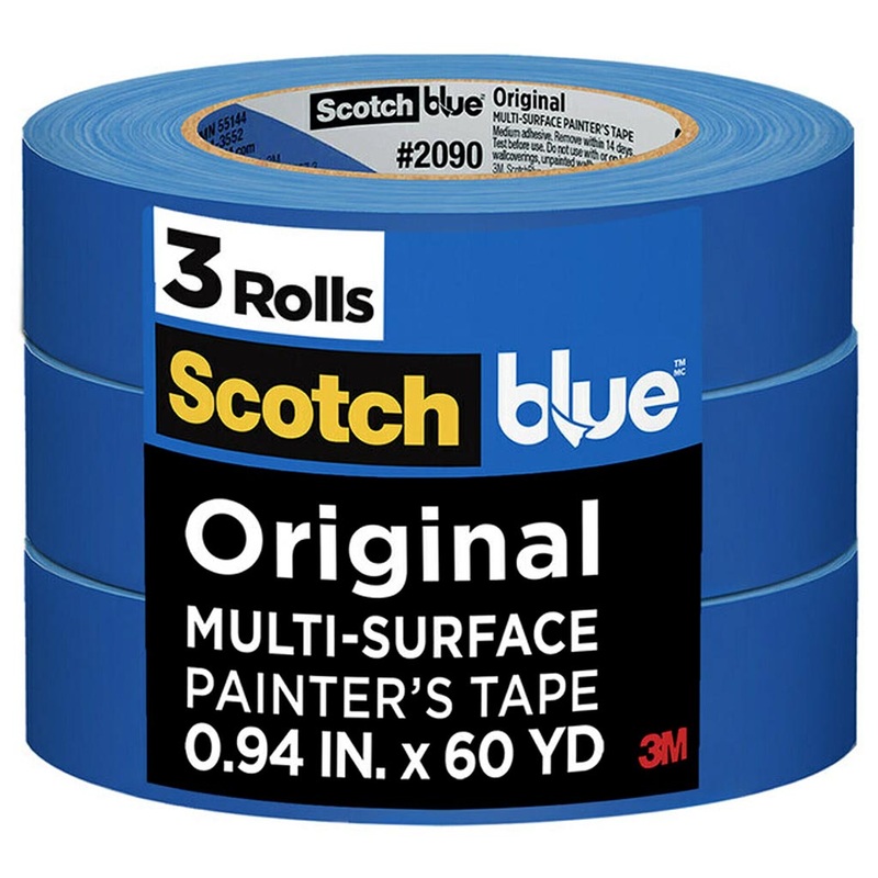 ScotchBlue Original 24mm x 55m Painter’s Tape Pack of 3