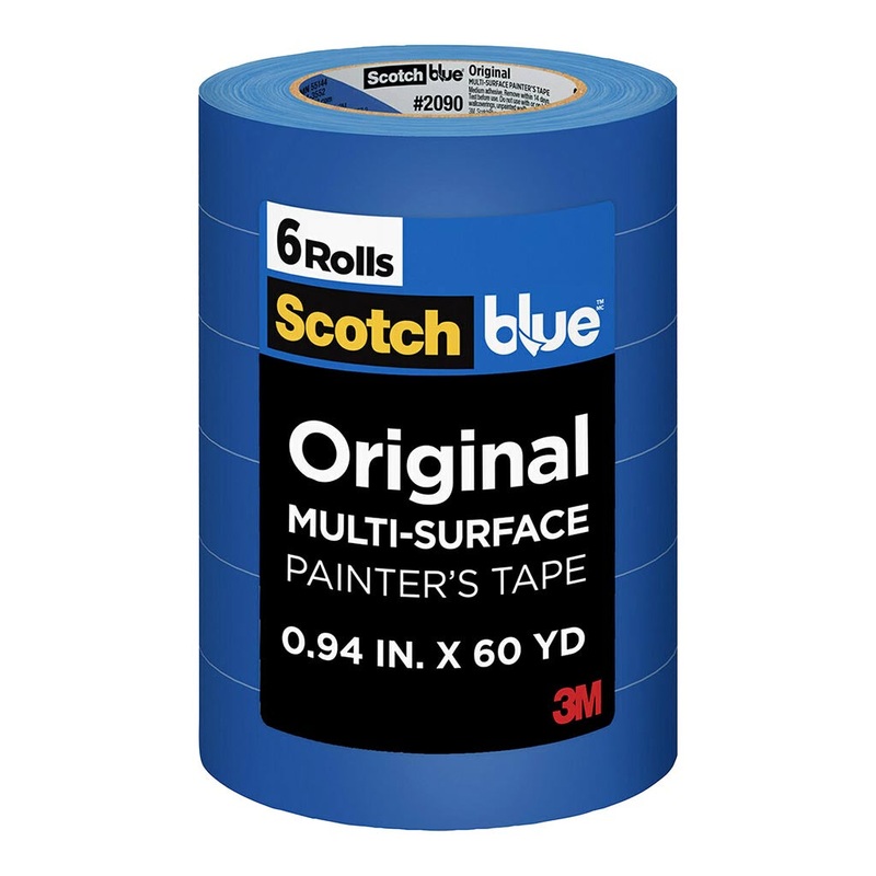 ScotchBlue Original 24mm x 55m Painter’s Tape Pack of 6