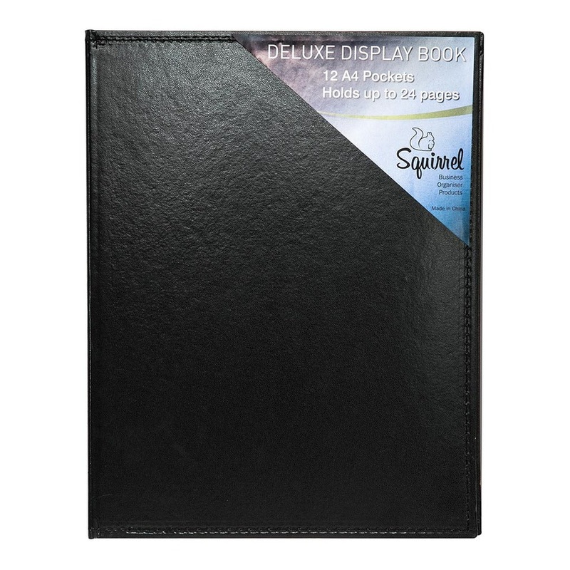 Squirrel Deluxe Display Book A4 Leatherette