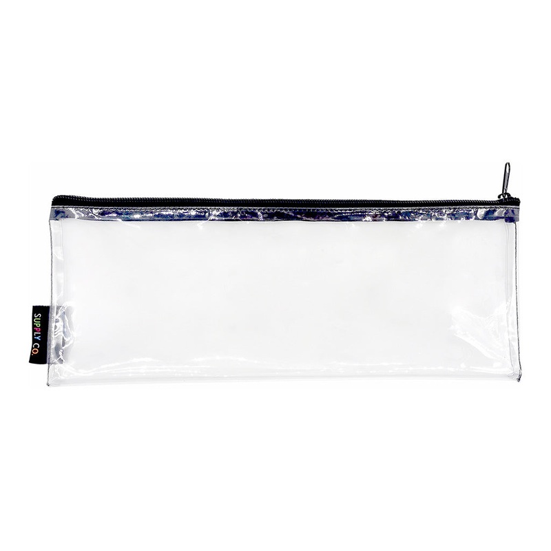 Supply Co Clear 34×13.5cm Pencil Case