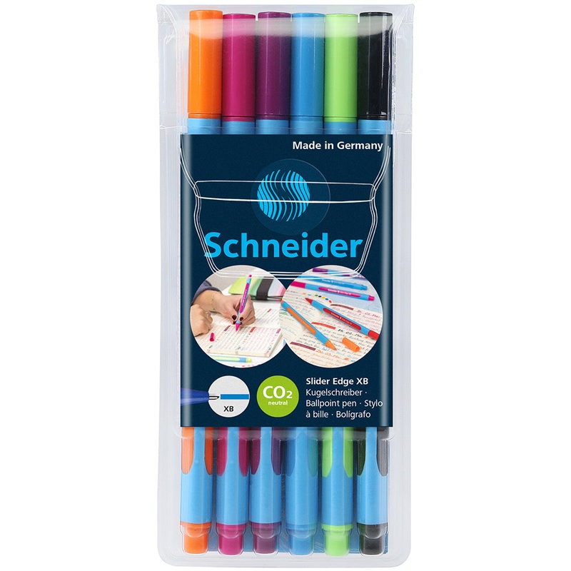 Schneider Slider Edge Xb Ballpoint Pen Assorted Wallets
