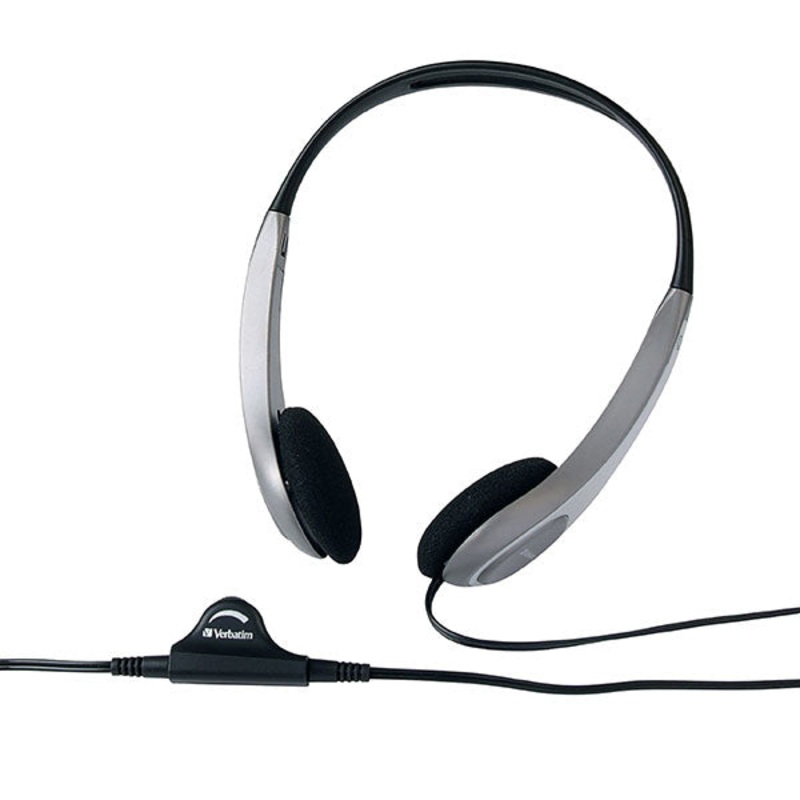 Verbatim Multimedia Headset With Volume Control
