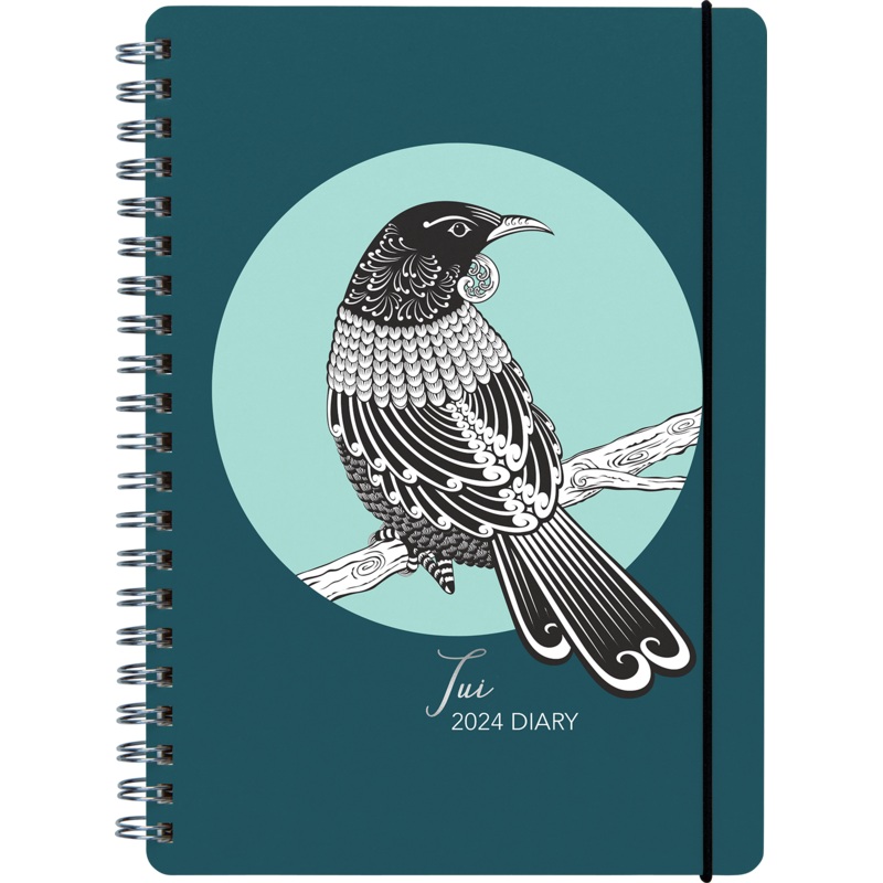 Collins Diary A51 Wiro New Zealand Birds Tui