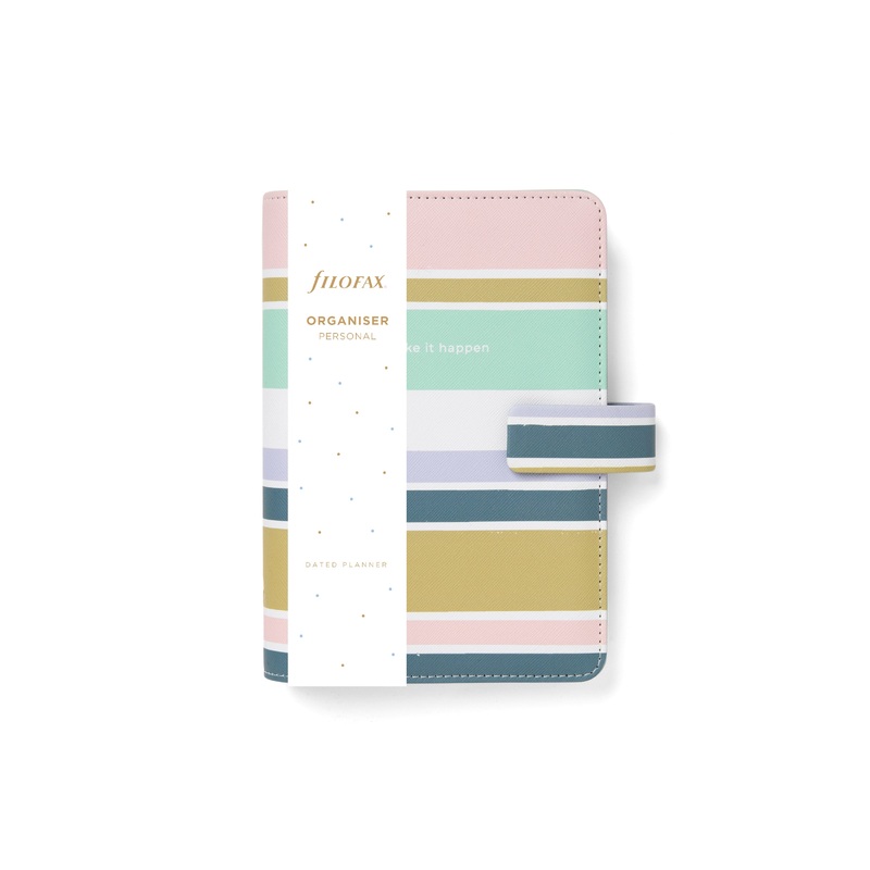 Filofax Good Vibes Stripes Personal Organiser