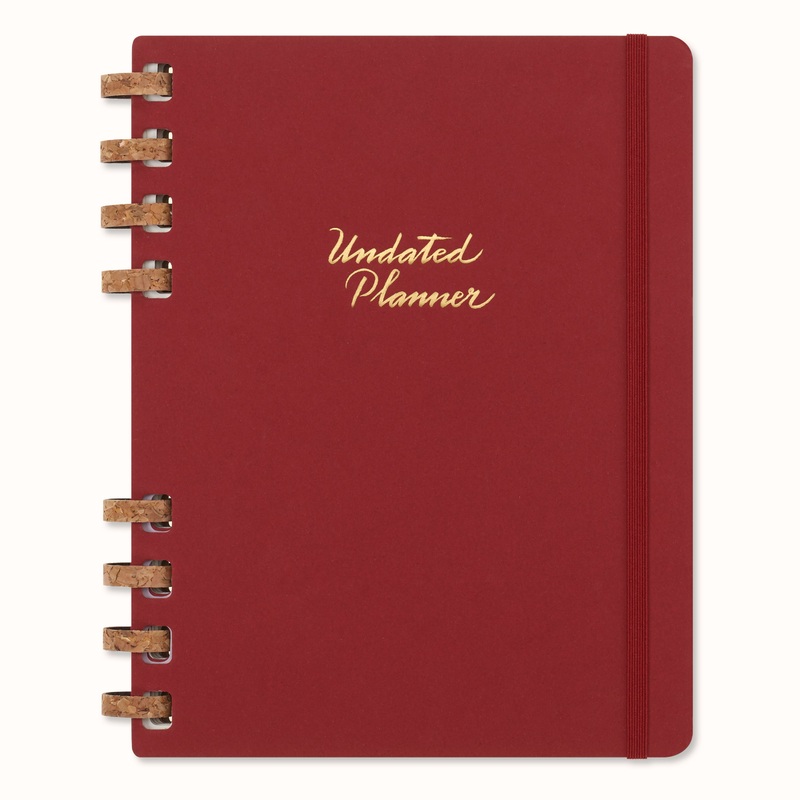 Moleskine Spiral HC XL Undated Planner