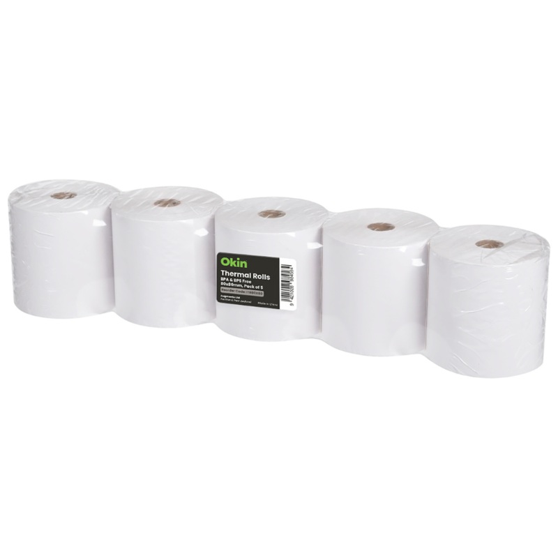 Okin Thermal Roll 80x80mm – Pack Of 5