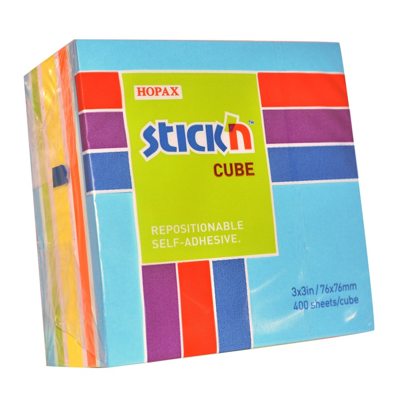 Stick’n Cube 76x76mm 400 sheets