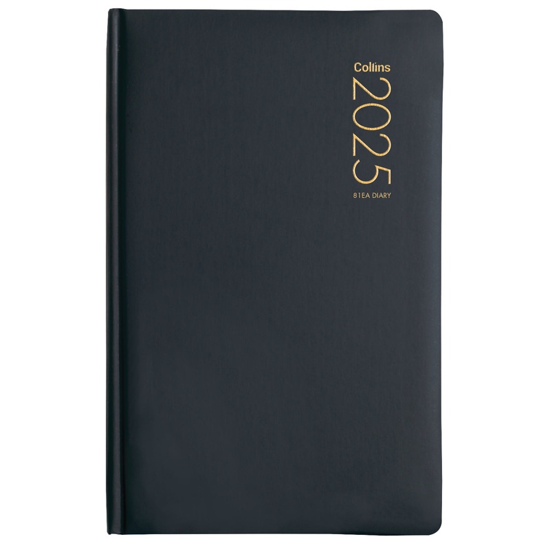 Collins 81EA Black  Diary