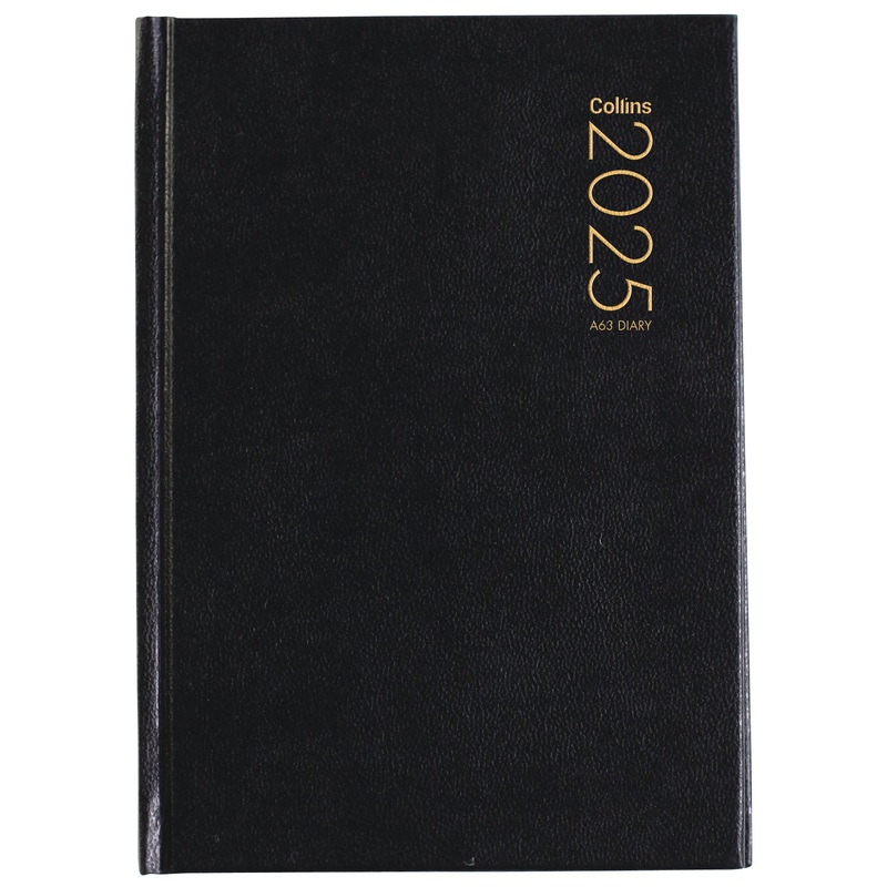 Collins A63 Black Diary