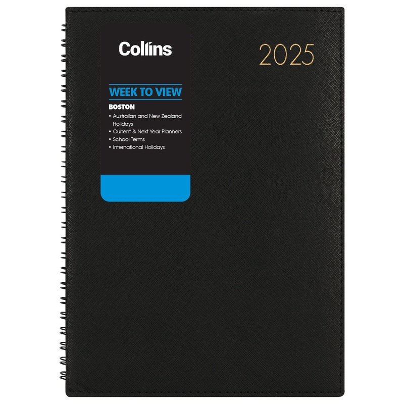 Collins Boston A43 Week To View Diaries