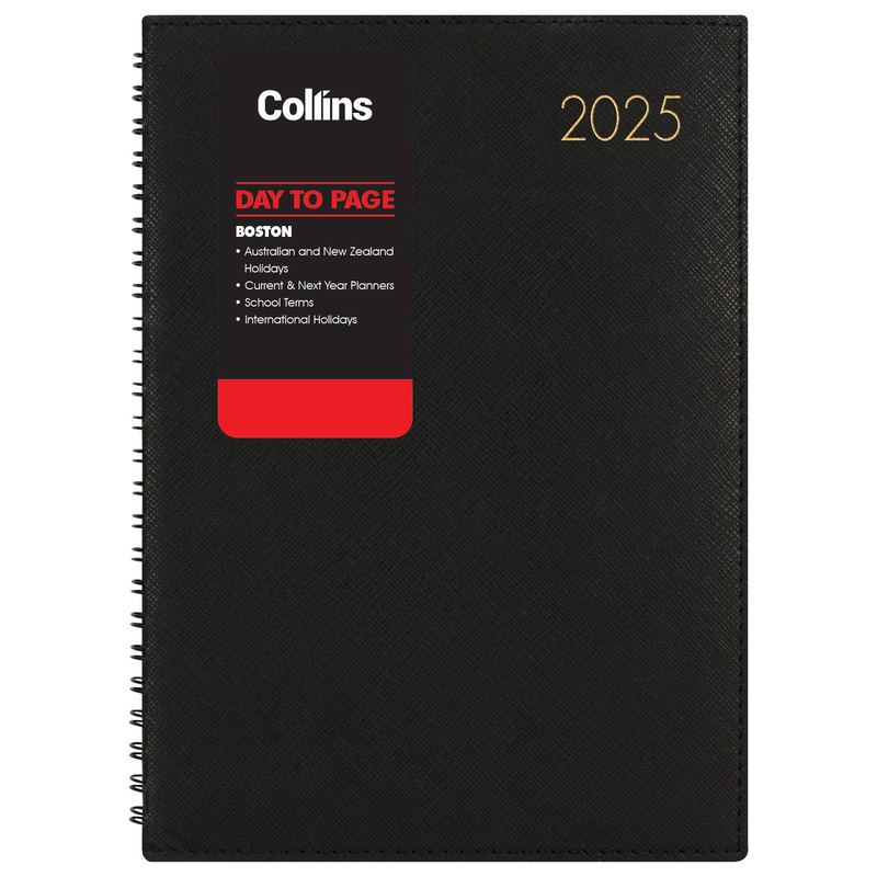 Collins Boston A51 Day To Page Wiro Diaries