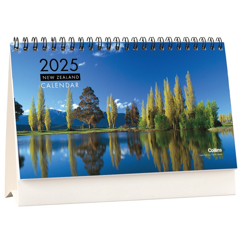 Collins Flip Over Desk NZ Pictorial 210x150mm Calendar