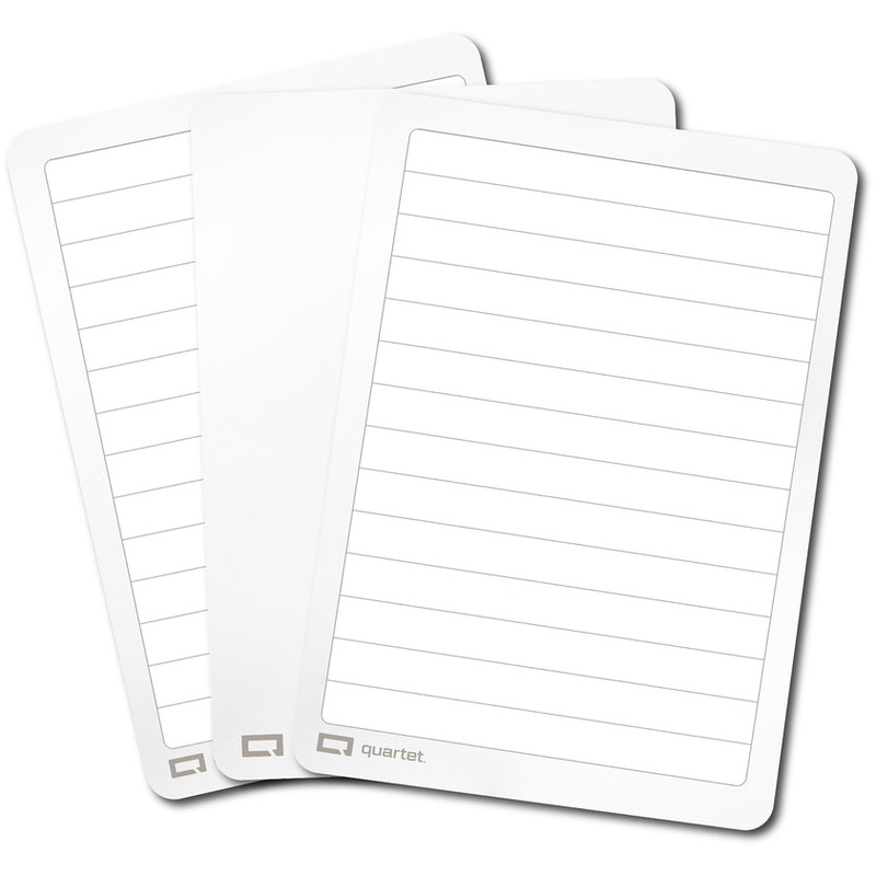 Quartet Flex Double-Sided Plain/Lined Whiteboard – Pack Of 30