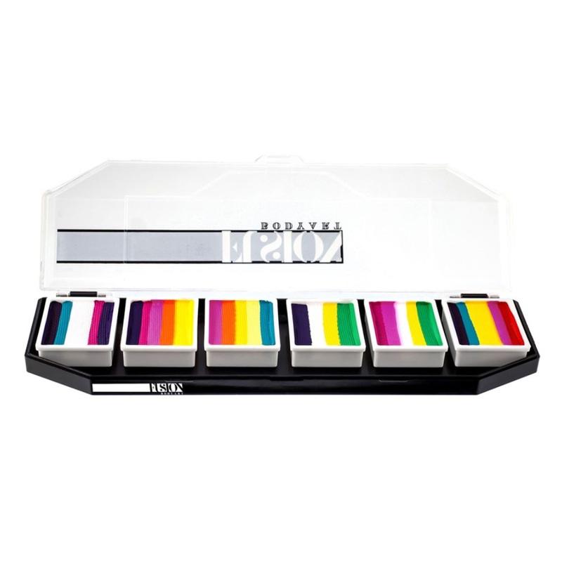 Fusion Body Art Face Painting Palette | NEW! Tropical Collection by Leanne Courtney