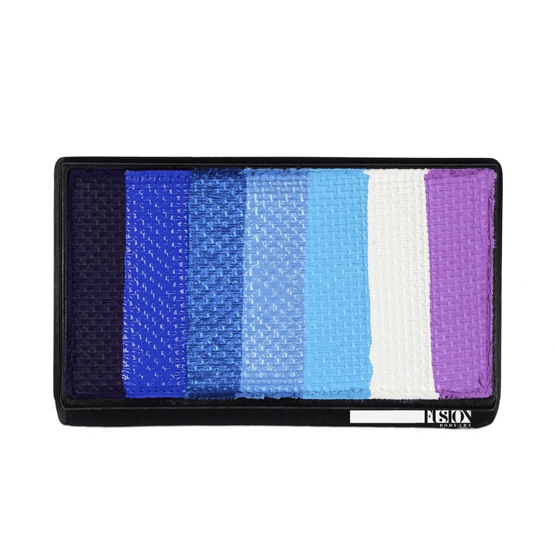 Fusion Body Art |  Leanne’s Happy Pixie Petal Palette Refill – BLUEBELLE SHIMMER 25gr
