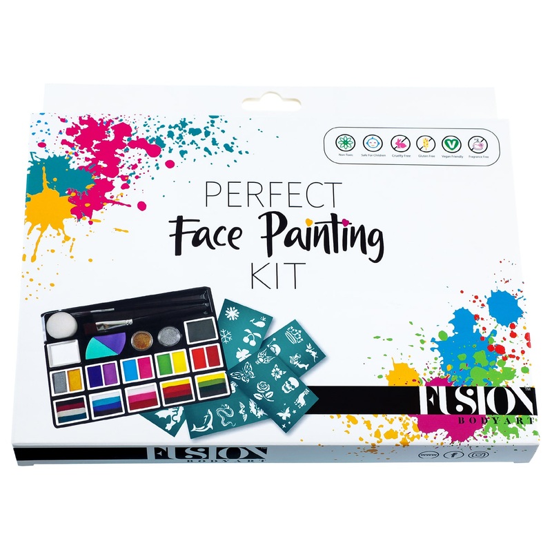 Fusion Body Art | Perfect Face Painting Kit