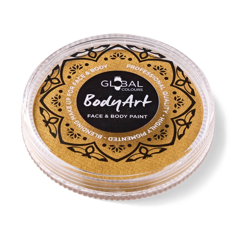 Global Body Art Face Paint | Blending Pearl Gold  32g – DISCONTINUED
