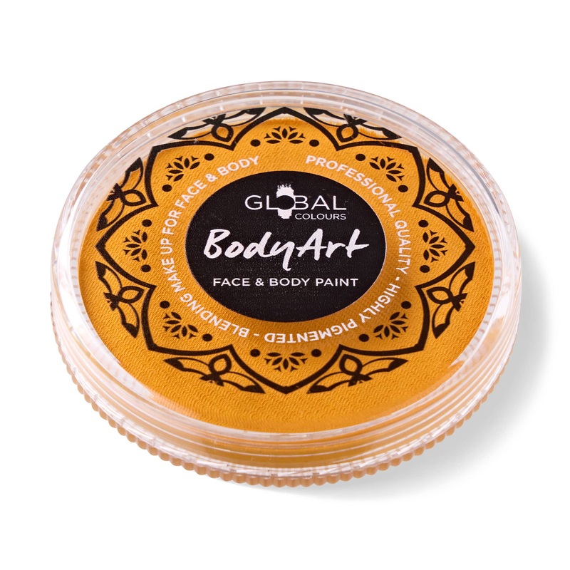Global Body Art Face Paint | Blending Saffron (Yellow)  32g
