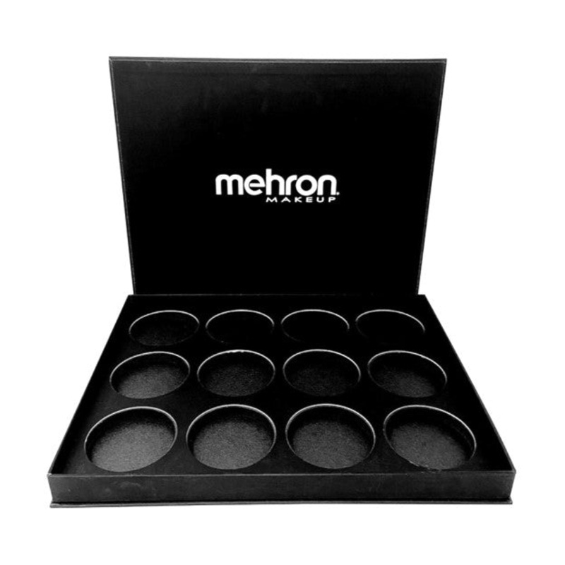 Mehron | Paradise Makeup AQ Pro Size Empty Palette – Coated Cardboard (Holds 12 Paradise / Superstar / FAB )