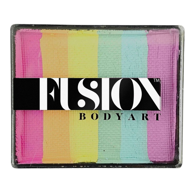 Fusion Body Art Face Paint – Rainbow Cake | Lodie Up – Pastel Rainbow Cake 40gr