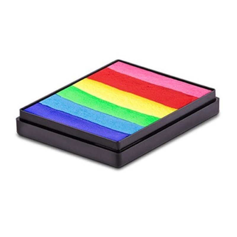 Global Body Art  Face Paint | Rainbow Cake – Bright Rainbow 50gr (Magnetized)