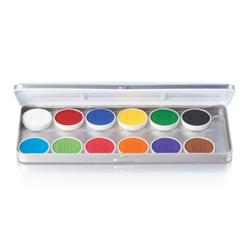 Ben Nye | MagiCake Aqua Paint – (CFK-12) 12 Color Classic Palette