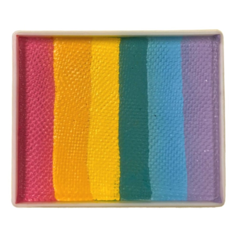 DFX Face Paint Rainbow Cake – LARGE BLURRED LINES – (RS50-4) Approx. NET 0.84 Fl oz / 25ml  #4