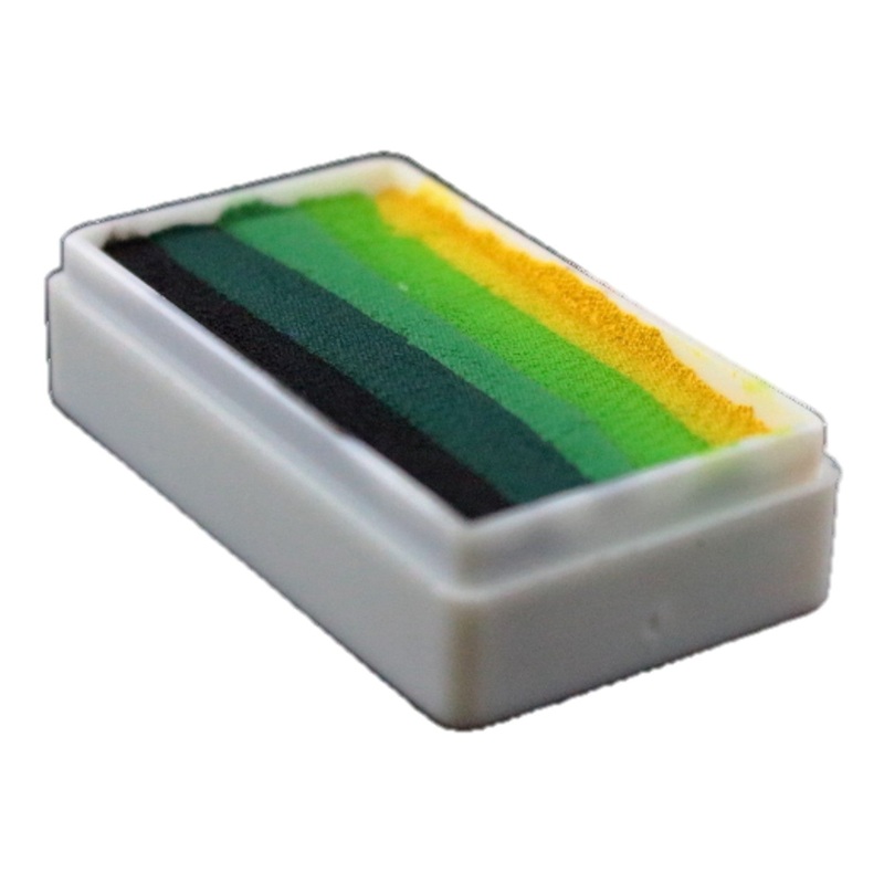 DFX Face Paint Rainbow Cake – Small Green Carpet (RS30-8)  Approx.  14ml /.47 fl oz   #8