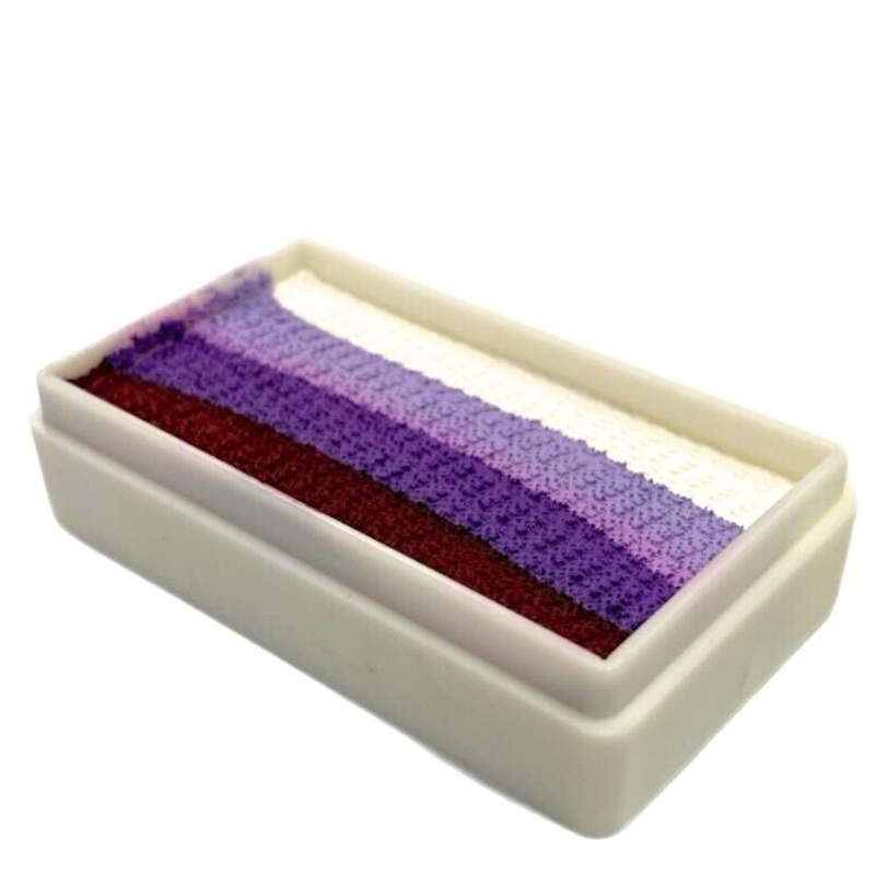 DFX Face Paint Rainbow Cake – Small Purple Rose (RS30-61)   Approx.  16ml/.54 fl oz  #28