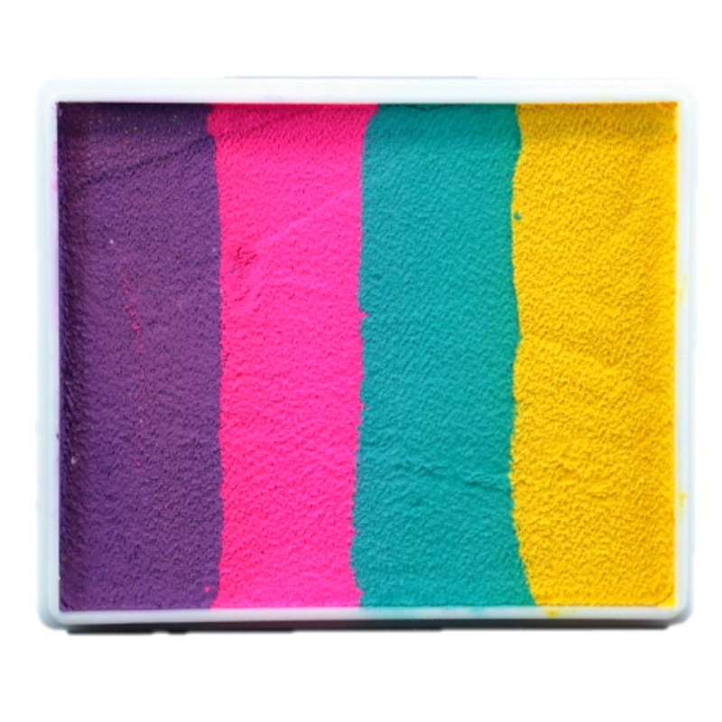 DFX Paint Rainbow Cake –  Large Tropic Topic (RS50-97) Approx. 40gr / 1.48oz #19 (SFX – Non Cosmetic)