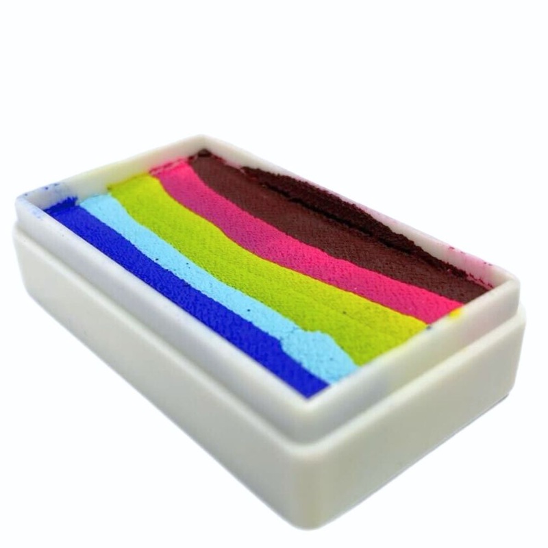 DFX Special Effects Paint Rainbow Cake – Small Bright Rainbow (RS30-59) Approx. 28gr /.99oz  #6 (SFX – Non Cosmetic)