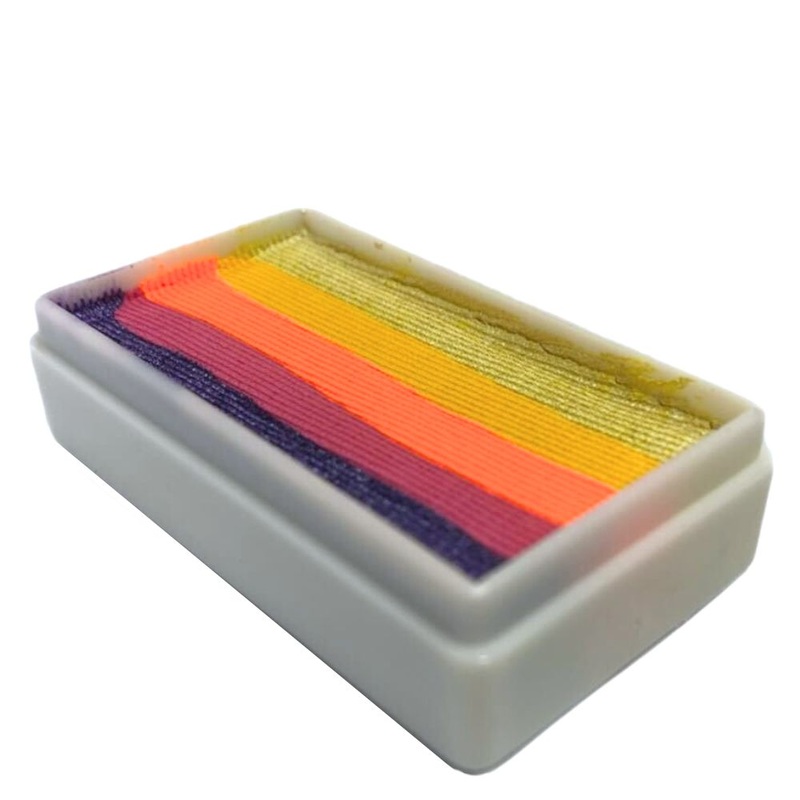 DFX Special Effects Paint Rainbow Cake – Small Island Fever (RS30-25) Approx. 14ml/.47 fl oz   #25 (SFX – Non Cosmetic)