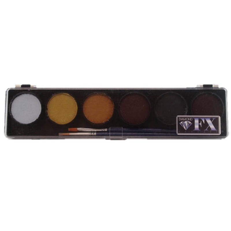 Diamond FX Face Paint – 6 Color Beast Palette