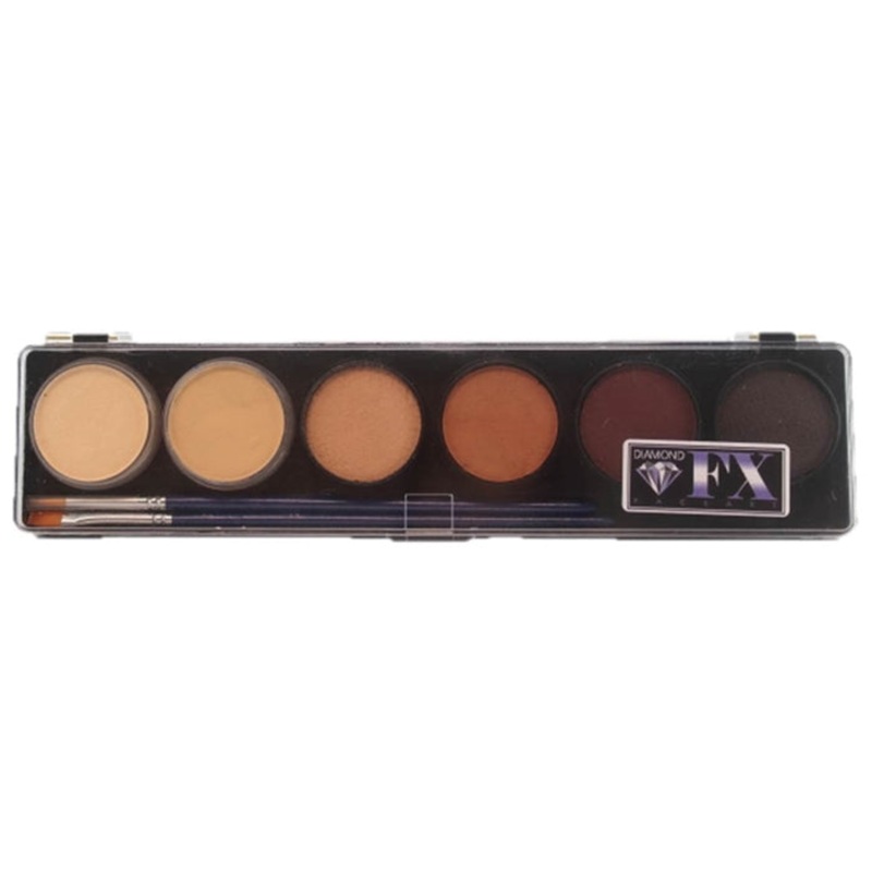 Diamond FX Face Paint –  6 Color Skin  Palette