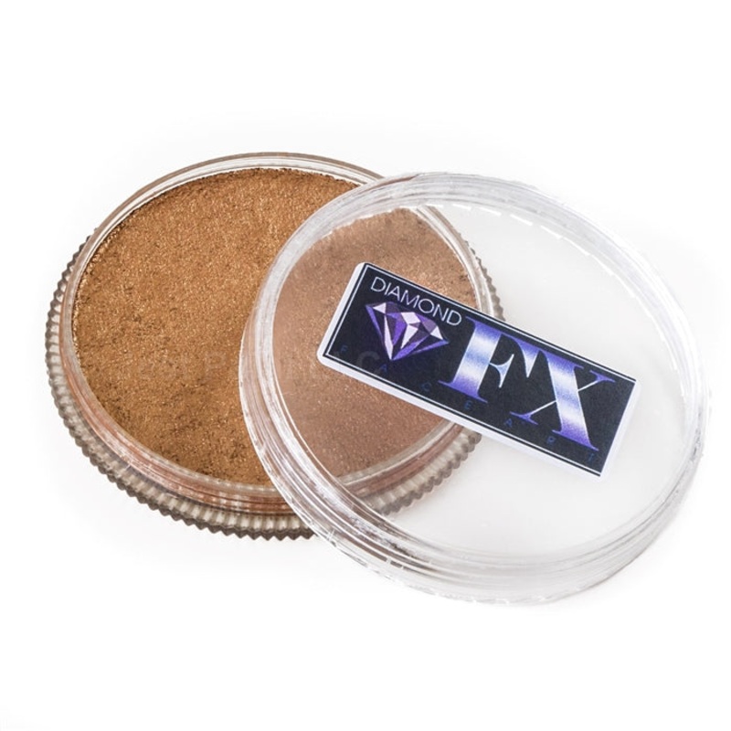 Diamond FX Face Paint – Metallic Old Gold 30gr