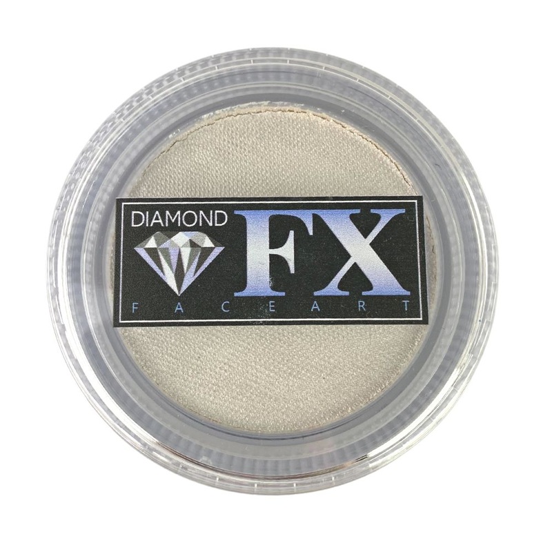 Diamond FX Face Paint –  Metallic White 30gr