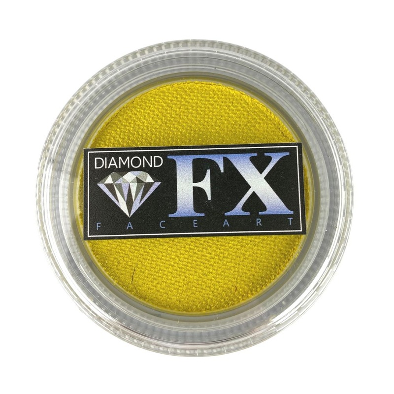 Diamond FX Face Paint – Metallic Yellow 30gr