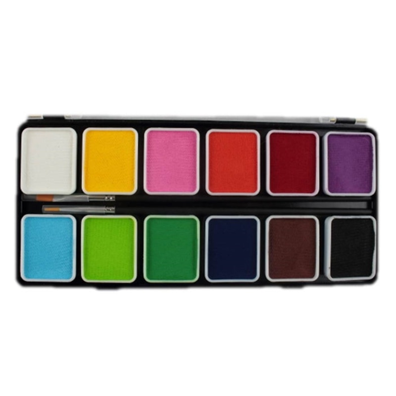 Diamond FX Face Paint –  Small 12 Color Essential  Palette