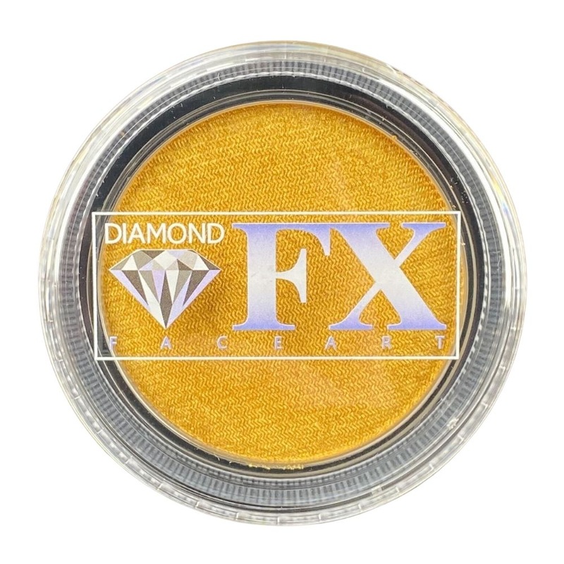 Diamond FX Gold Face Paint – Metallic Gold 30gr