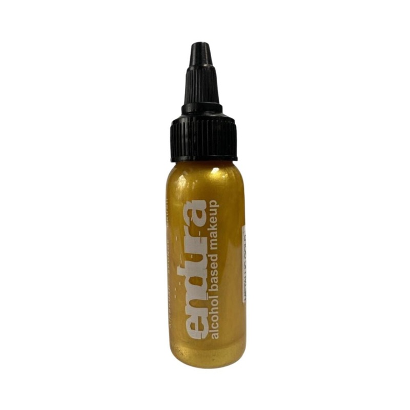 Endura Alcohol-Based Airbrush Body Paint – Metallic Gold – 1oz