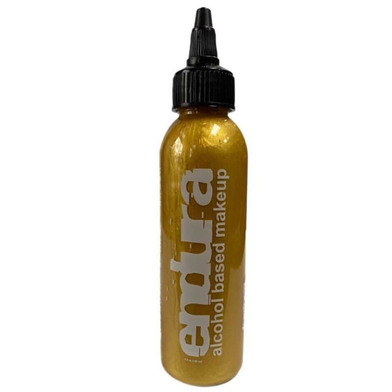 Endura Alcohol-Based Airbrush Body Paint – Metallic Gold – 4oz